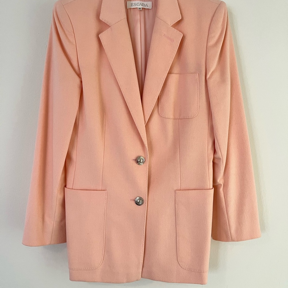Escada Women's Soft Pink Blazer